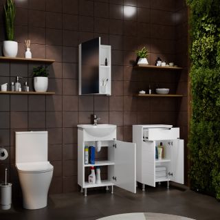 Напольная тумба под раковину Санта Родос 206020 45 см белый